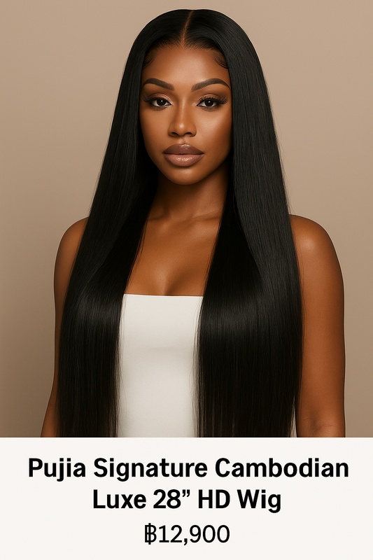 💎 Pujia Signature Cambodian Luxe 28” HD Wig